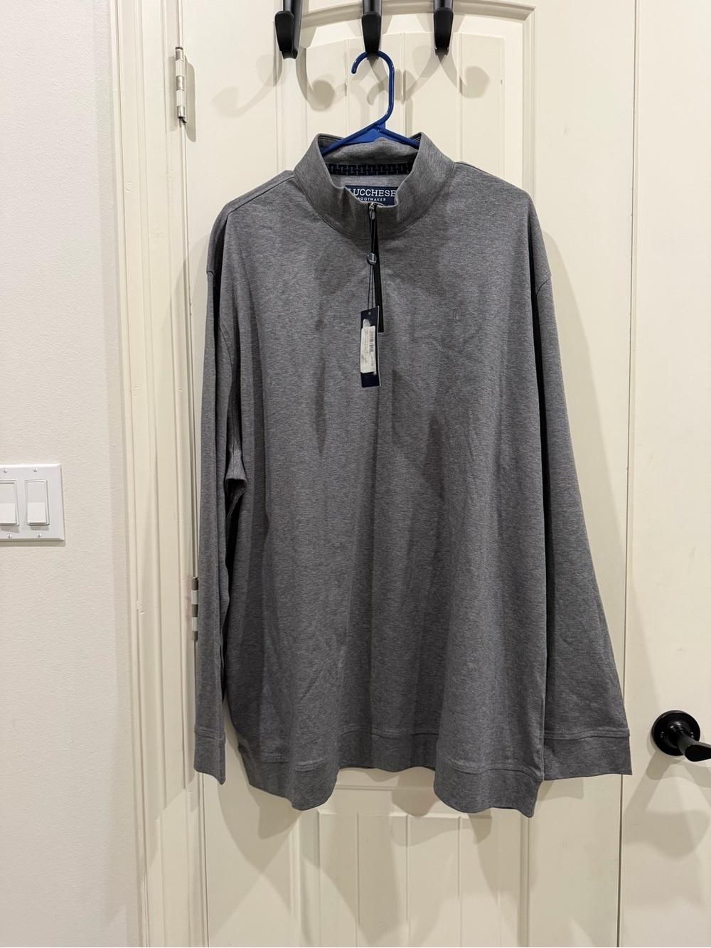 Lucchese Long Sleeve Quarter Zip Jacket – Grey